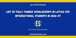 Fully Funded Scholarships in Latvia
