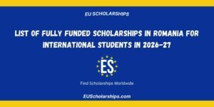 Fully Funded Scholarships in Romania