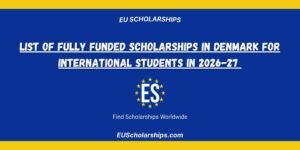 Fully Funded Scholarships in Denmark