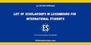 Fully Funded Scholarships in Luxembourg