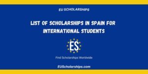 Fully Funded Scholarships in Spain