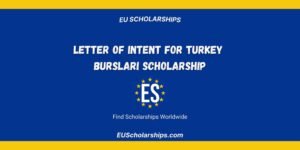 Letter of Intent for Turkey Burslari