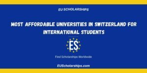 Most Affordable Universities in Switzerland
