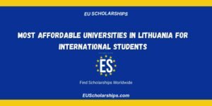 Most Affordable Universities in Lithuania