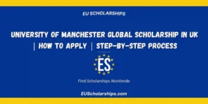 University of Manchester Scholarship
