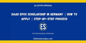DAAD EPOS Scholarship in Germany