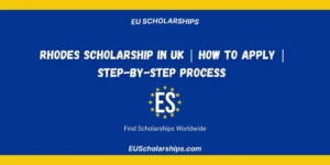 Rhodes Scholarship in UK