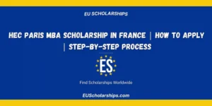 HEC Paris MBA Scholarship
