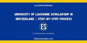 University of Lausanne Scholarship