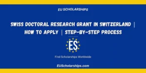 Swiss Doctoral Research Grant
