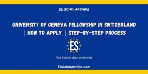 University of Geneva Fellowships