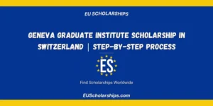 Geneva Graduate Institute Scholarship