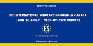 UBC International Scholars Program