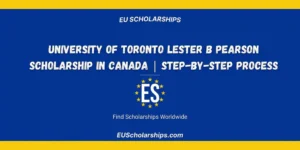 Lester B Pearson Scholarship