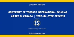 University of Toronto International Scholar Award