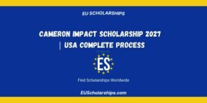 Cameron Impact Scholarship
