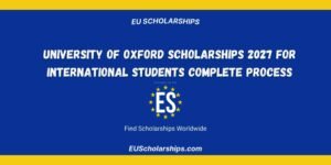 University of Oxford Scholarships