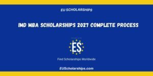 IMD MBA Scholarships