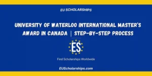 Waterloo Masters Award