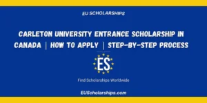 Carleton University Entrance Scholarship