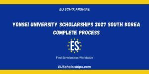Yonsei University Scholarships South Korea