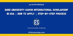 Duke Karsh Scholarship
